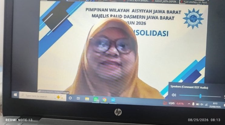 Sambutan Ketua Majelis Paud Dasmen PWA Jawa Barat,Dr. Nida'ul Hidayah, M.Si